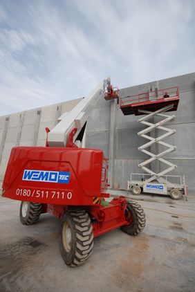 Einsatz Boomlift und Schere