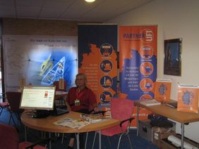 PartnerLIFT Info-Stand auf den Platformers Days