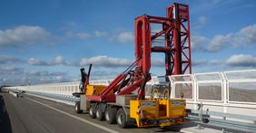 Überprüfung der Bausubstanz an der Kochertalbrücke