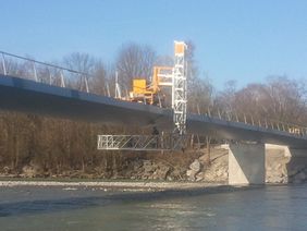 Neubau Fahrradbrücke Hard