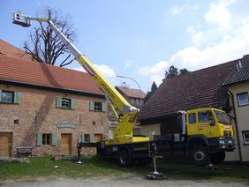 Schwieriger Baumschnitt